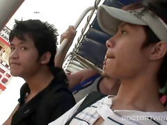 asian lads Non and Golf without a condom Fuck