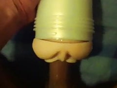 Fleshlight fuck and cum