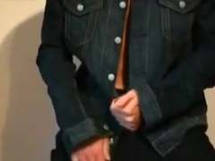 My hot lover fucking his Levi`s 529 jeans