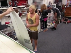 Straight surfer assfucked by pawnbrokers