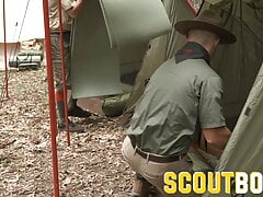 Twink Scout Barebacked By Daddy Outdoor