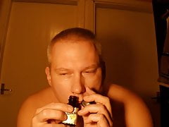 Fisting slut SpermaFF dildoing his faggot ass hole