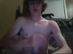 Lad Jerking on Web Cam