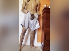 Muscular Bbc Flexing, Stretching, Stroking And Cumming