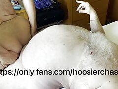 Big Chub Ass Takes a Seat on Old Man