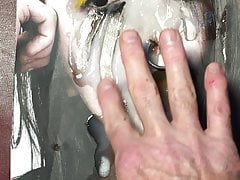cumtribute to a pierced Emo Goth Whore