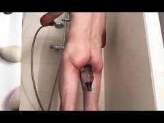 anal fun in the shower