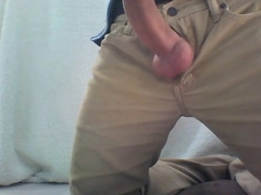 Big Cock Masturbation Leads to Handsfree Cum