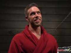 Muscle Hunk Punished By Dominant Master