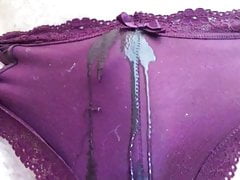Wetting wifes dirty panty