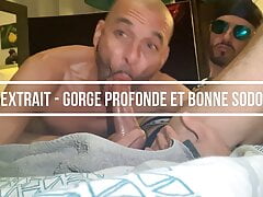Gorge profonde et bonne sodo ! Deep throat and good anal!