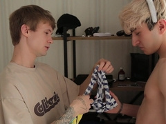 2 mouth-watering lads tempted a schoolgirl with a immense shaft into orgy