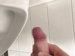 Cum on public