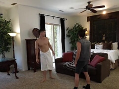 Eddie Patrick going deep and raw inside of Seth Peterson