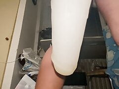 SissyFemboyAss with love with own dildo anal riding