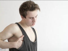 Lucas Morrison fingering himself on all four first