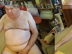 grandpa stroke on webcam