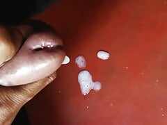 Drying my balls out of cum, intense masturbation, nice big cock