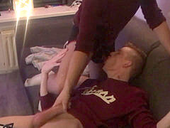 Real boyfriends, drooling, jerk off