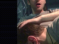 Gay transgender ftm, oral pleasure, driving