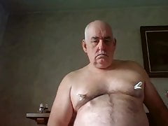 grandpa stroke on webcam