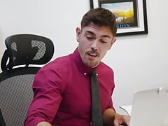 Tatted Hunk Bred In Free Use Office Spitroast - FULL SCENE - ASGmax