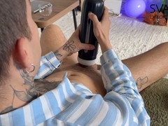 Harry_Jen1 gets off using a new SVACOM fuck toy for a solo session