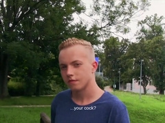 CZECH HUNTER 472 - European Guy becomes Fag for Pay