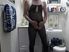 kevinstockings in a footless bodystocking