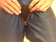 RETRO FET MOVIE: Spidey Zippering Costume Taunt Fetish