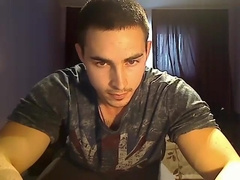 BULGARIAN BOY WANKS HIS BIG DICK ON WEBCAM