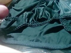Cumshot on mom's underpants