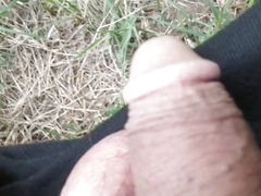 My big cock public place today