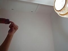 My girlfriend said she would sit on my face if I didn't masturbate my fat cock well  #12