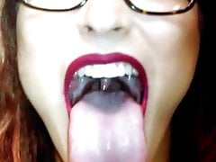 Random Cum Target 10 - Cum Tribute(tongue of glasses slut)