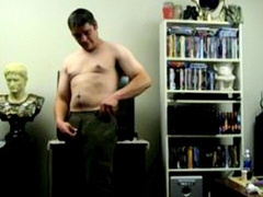 Chubby dude named Tony shows off his dadbod