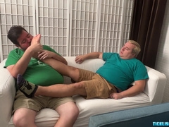 Chubby Nemo Helps His Master Matt Relax With