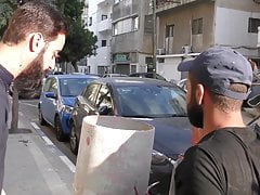 Israeli Workman Barebacks Me
