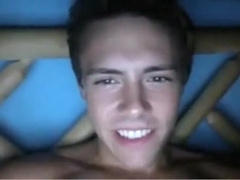 Cutie Gay Cums Tastes It On Cam Fingering His Hot Ass Too