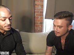 Thick Latin Dick Fucks Young White Twink