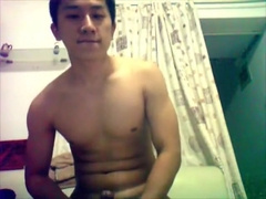 Handsome Chinese boy cum