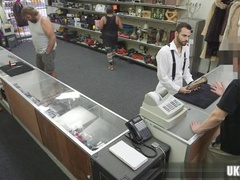 Smoothly-Shaven Queer Public Fuck-A-Thon With Cum Shot