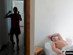 Alberto Chimal lets Cain Gomez fuck him while James VIP is away