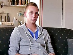 Dude happily taking a huge facia like a true slut