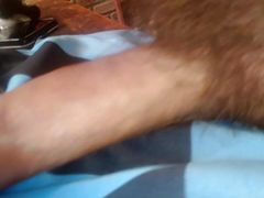 Young Colombian porn with a big penis masturbates for a lot of milk