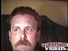 Tattooed butt muncher enjoys stroking his stiff pecker