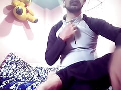 Boy masturbating uncontrol