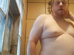 Stroking my Cock in the Shower