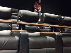 Fapping off at the theater