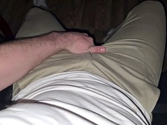 German voice guides you through a steamy solo session while rockin' those beige jeans